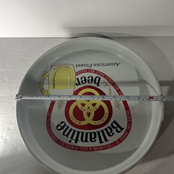 Ballantine Beer White and Red Serving Tray - Picture 4 of 4